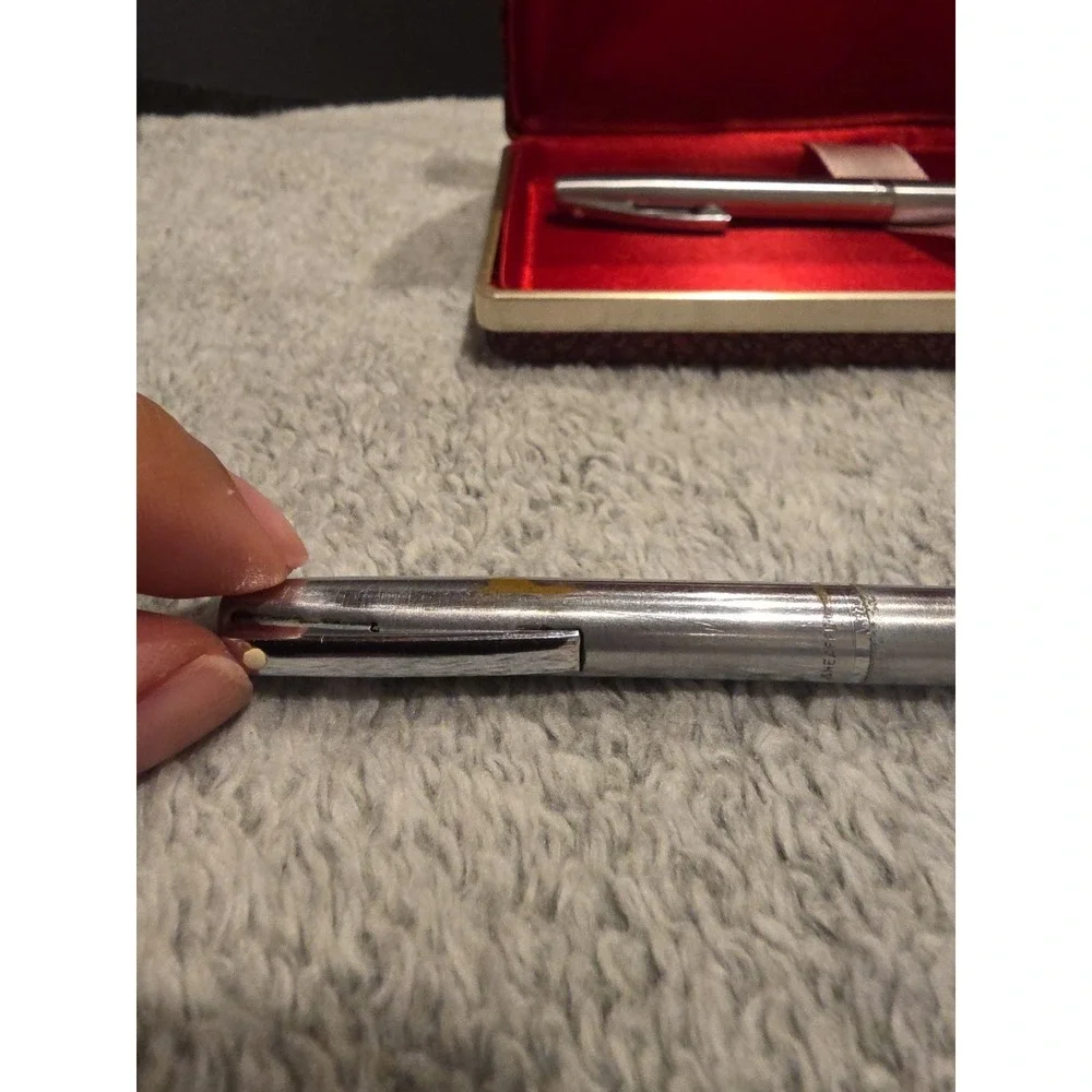 Sheaffer‎ White Dot Vintage Ball Pen And Lead Pencil Set Writing Signing